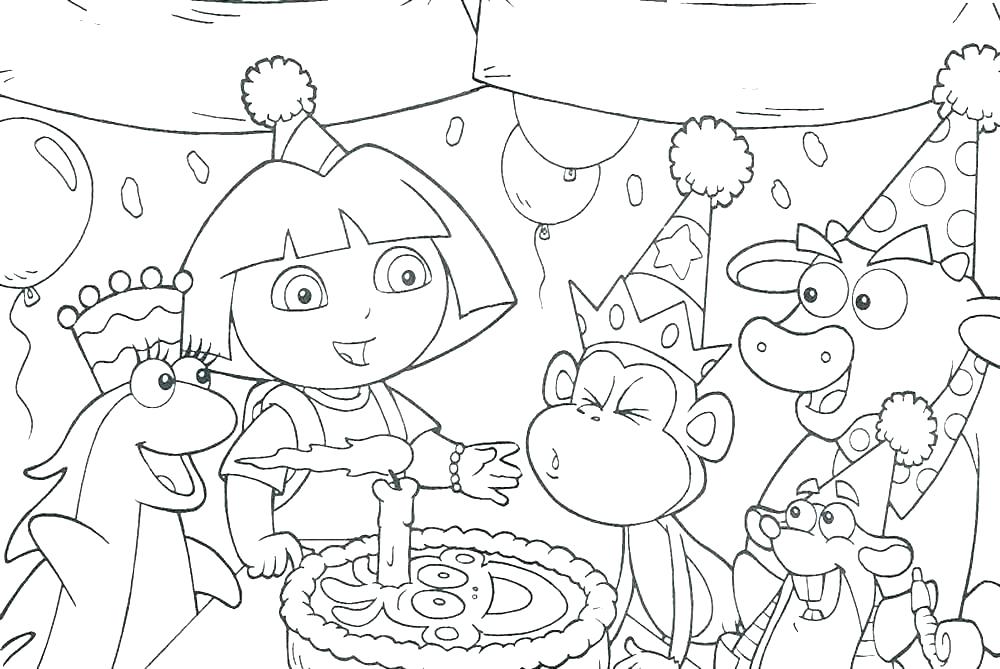 1000x669 Dora Coloring Online Free Coloring Pages Coloring Pages Free