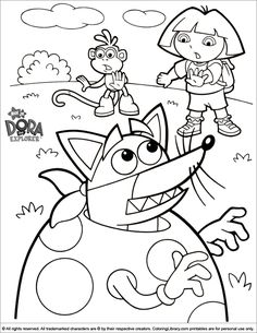 236x305 Dora Boots Easter Coloring Page Coloring Easter