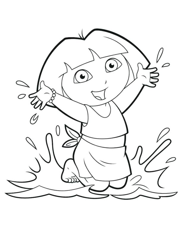 612x792 Dora Halloween Coloring Pages Colouring Sheets Printable