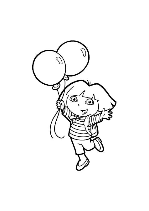 476x673 Dora Halloween Coloring Pages Coloring Pages Kids