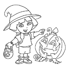 230x230 Halloween Coloring Pages