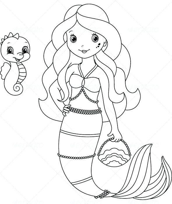 590x700 Dora Mermaid Coloring Pages Fascinating Mermaid Color Page Mermaid