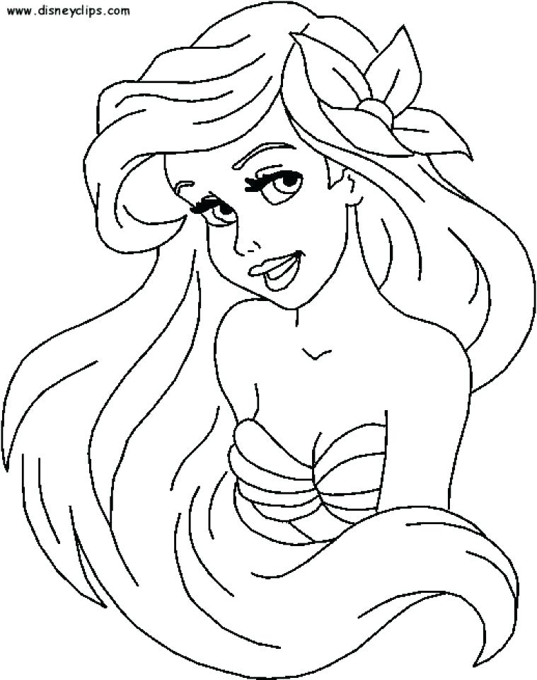 759x960 Printable Mermaid Coloring Pages Free Printable Mermaid Coloring
