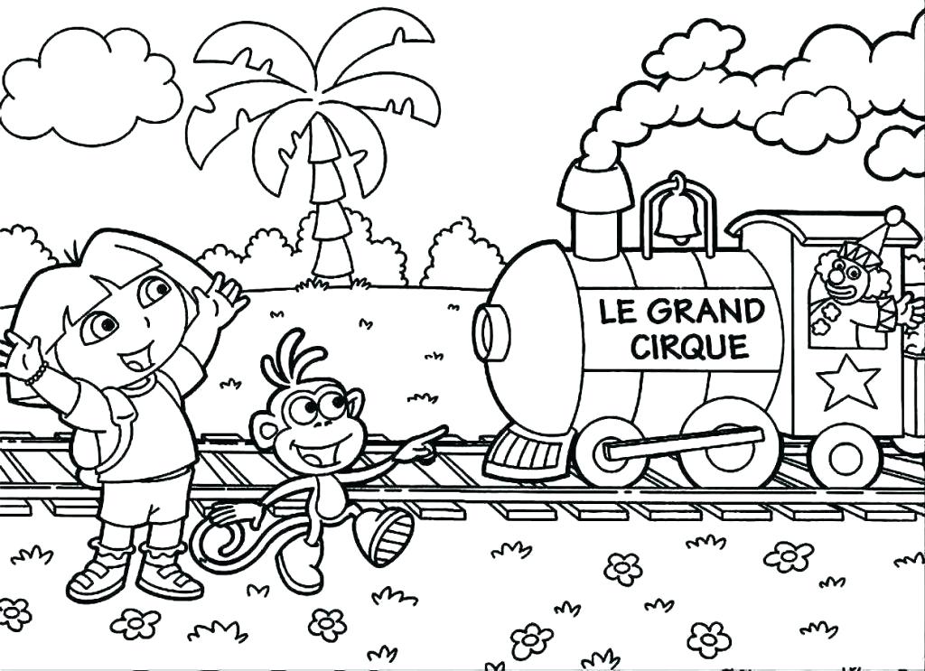 1024x743 Dora Colouring Pages To Print Color Pages Coloring Online Games