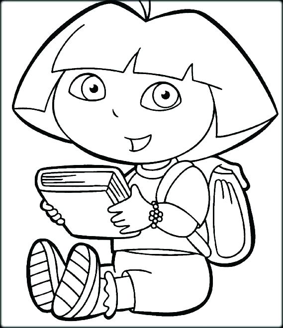 569x660 Dora Printable Coloring Pages Coloring Pages Free Free Coloring