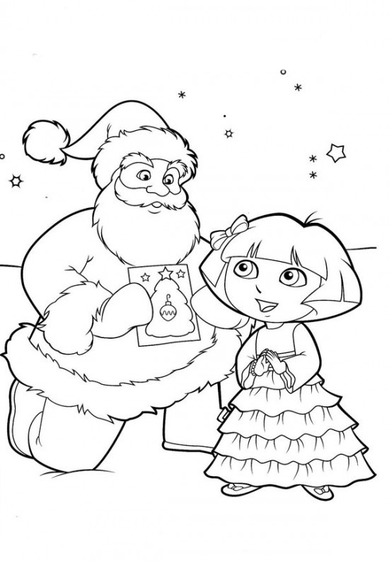 550x793 Colorear Dora La Exploradora Dora La Exploradora