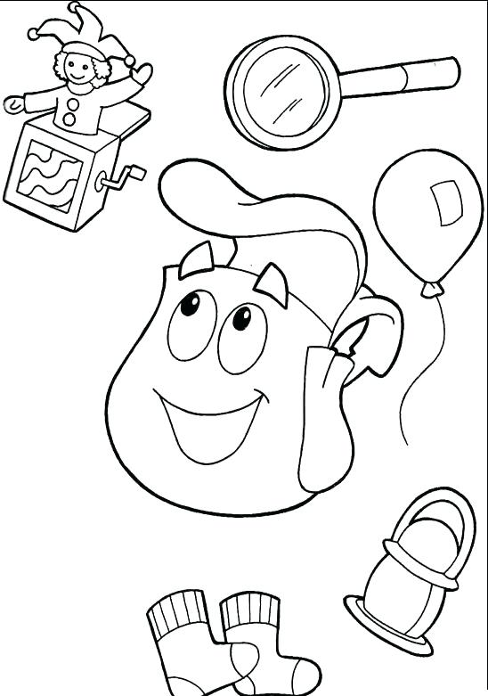 548x781 Dora Explorer Coloring Pages Appliances The Explorer Coloring