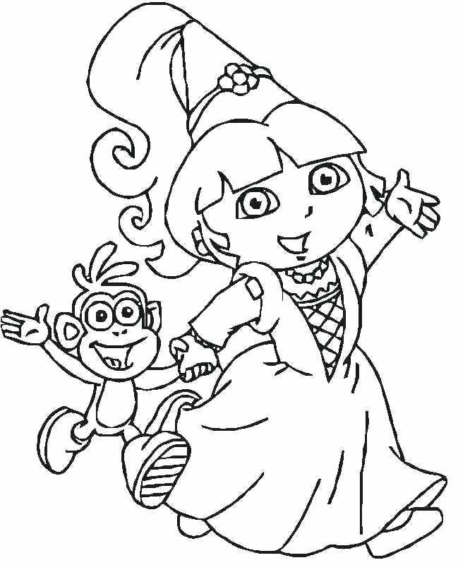 649x800 Dora Free Coloring Pages Free Coloring Pages Explorer Coloring