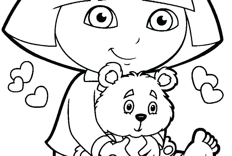 808x544 Dora Explorer Coloring To Rocks Coloring Song Sheets Dora