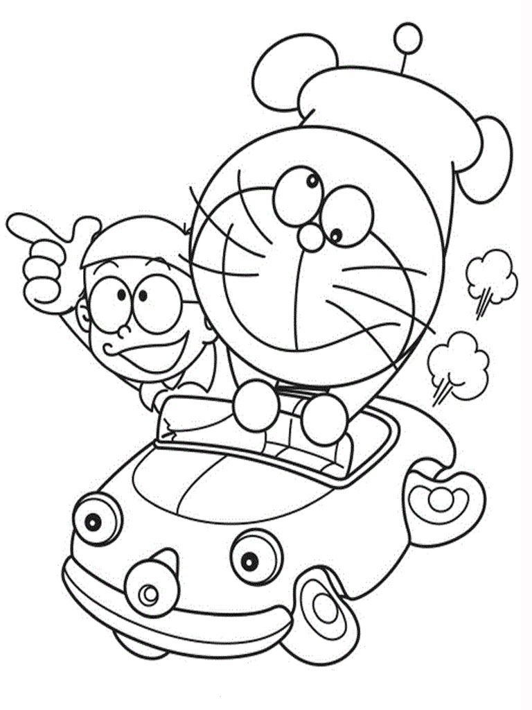 768x1024 Doraemon Coloring Pages Fargelegge Colorear