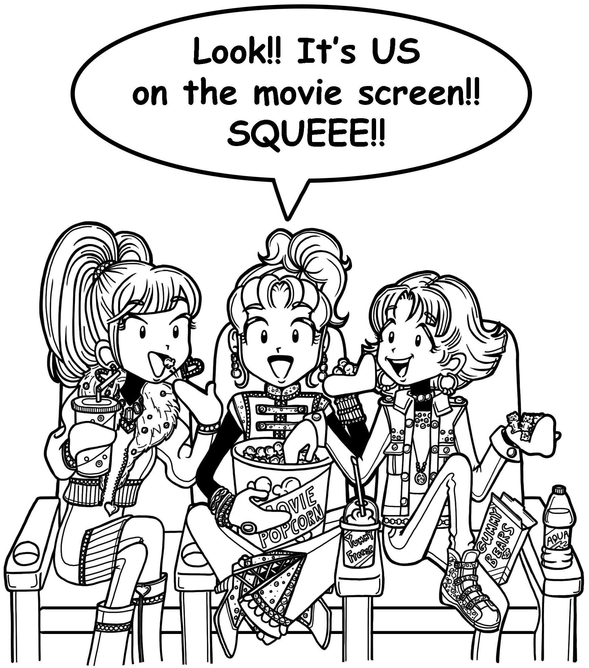 1903x2159 Dork Diaries Coloring Pages Online Download P Ahhh I Can T
