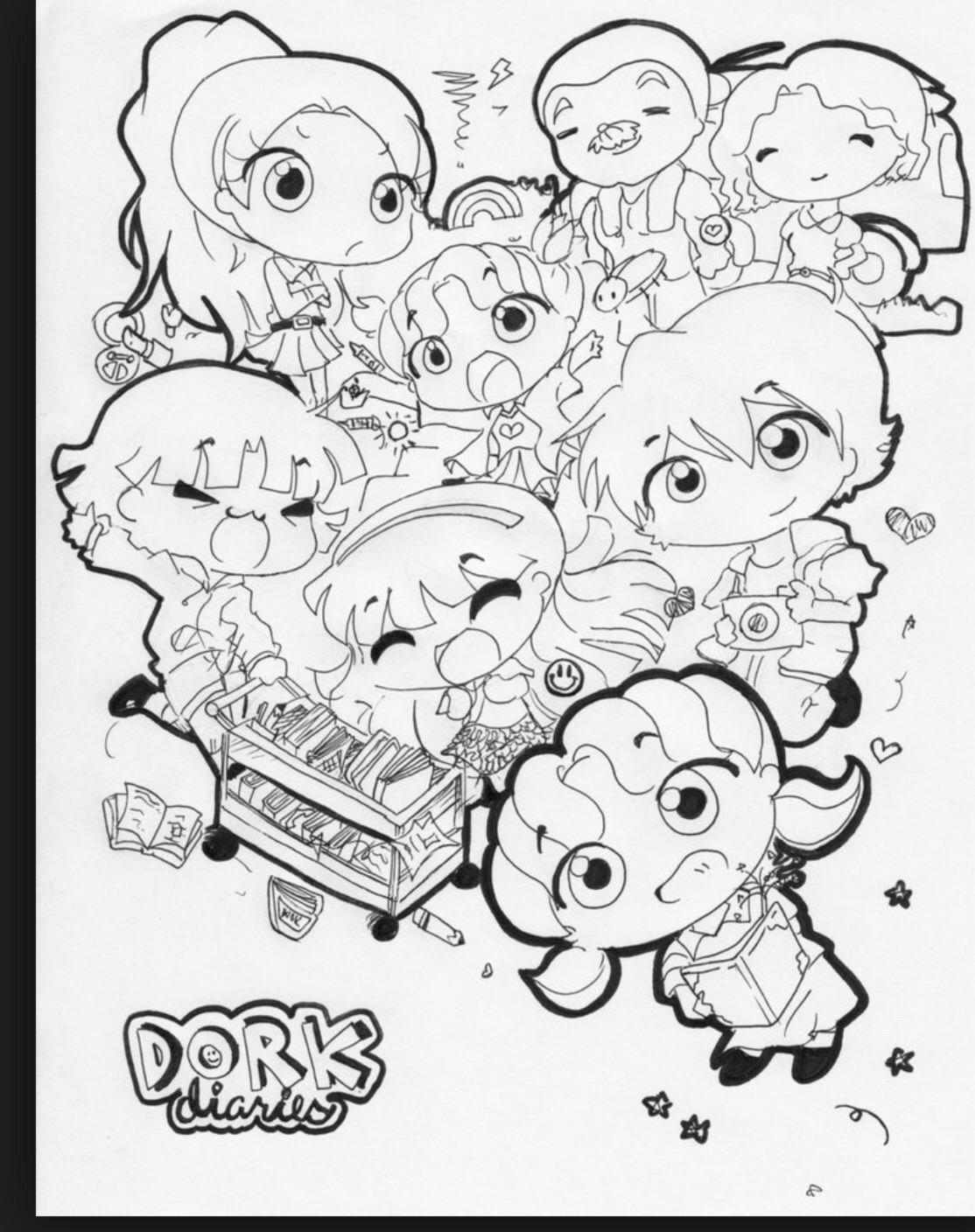 1114x1408 Dork Diaries Coloring Pages Unique Pics Of Ideas Throughout