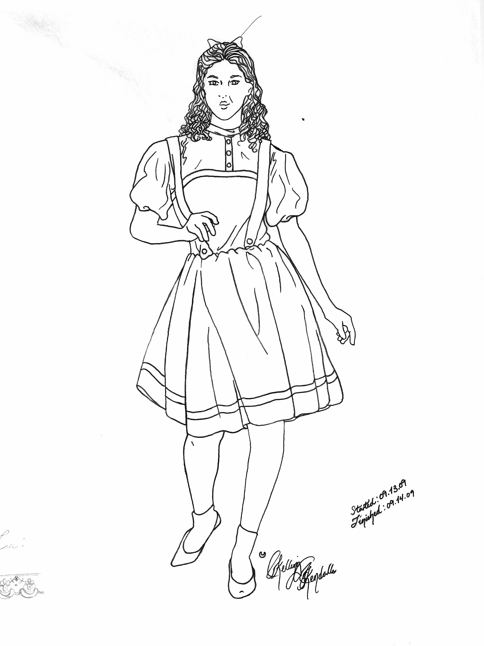 1633x2178 Magic Wizard Of Oz Coloring Pages Dorothy For Kids