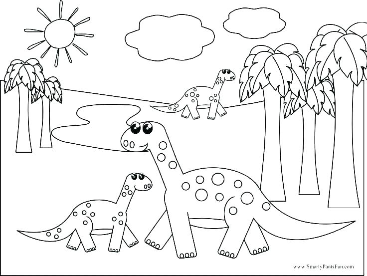 736x553 Dinosaur Printable Coloring Pages