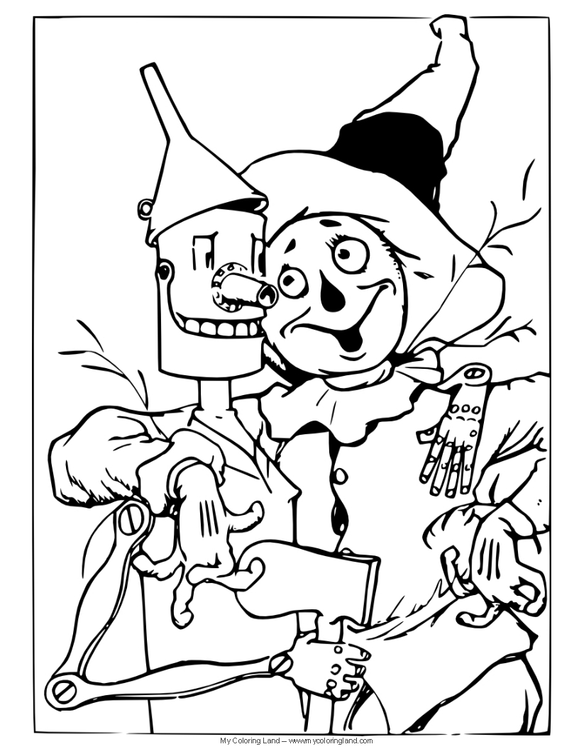 816x1056 Free Wizard Of Oz Coloring Sheets Guaranteed T
