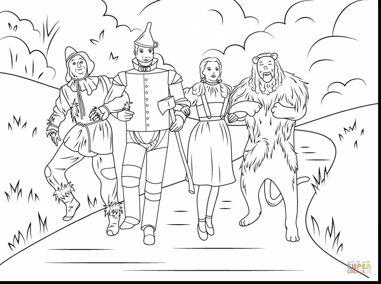1318x983 Wizard Of Oz Coloring Pages Wizard Of Oz Coloring Pages Free