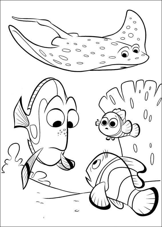 567x794 Finding Dory Coloring Pages Coloring Pages For Kids