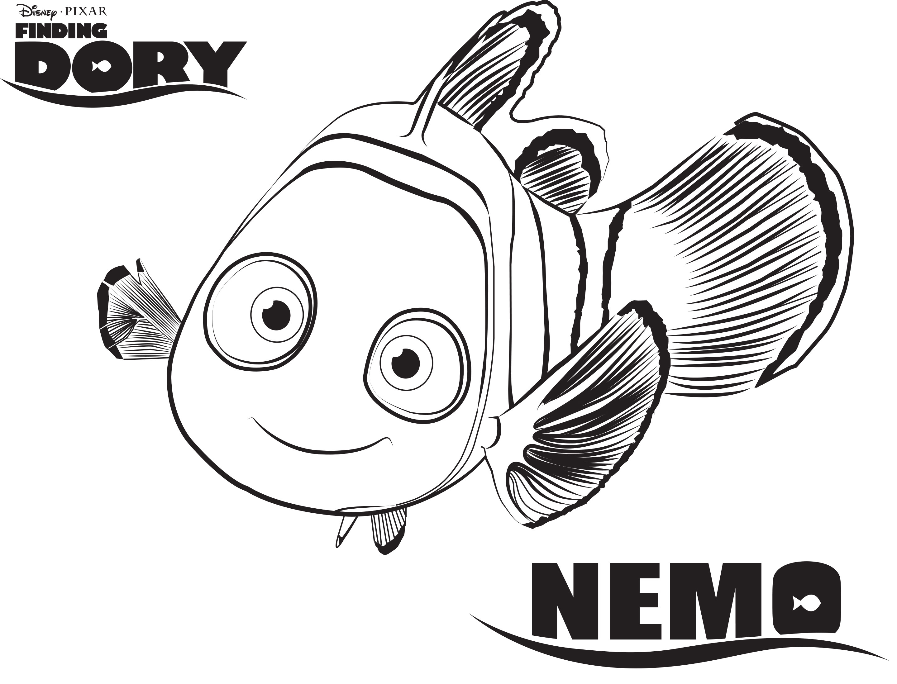 2879x2196 New Printable Disney Coloring Pages Dory Design Printable