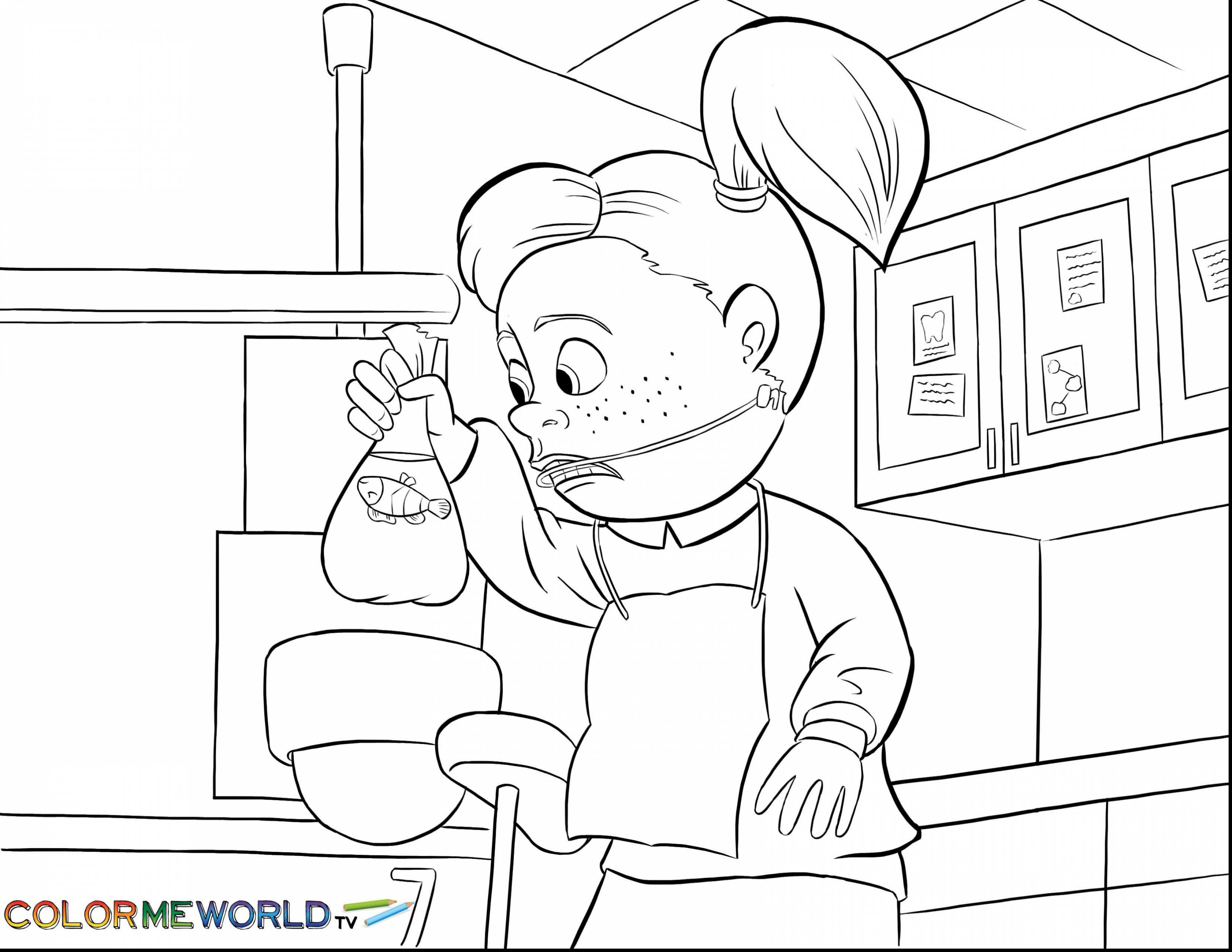 3630x2805 Disney Coloring Pages Finding Nemo Resume