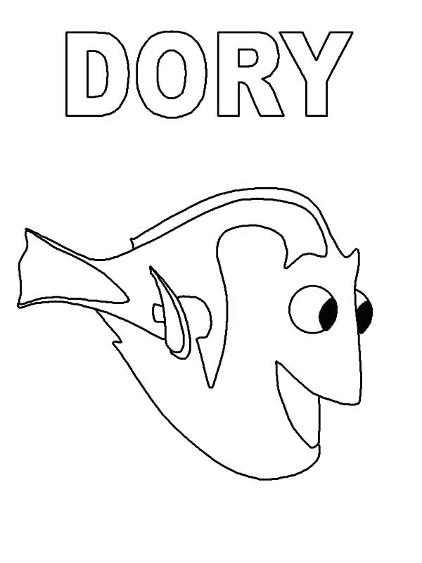 600x800 Dory Coloring Pages Simple Finding Nemo Coloring Pages Image Dory