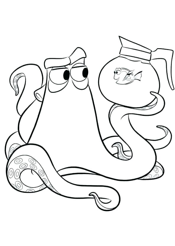 593x832 Dory Finding Nemo Coloring Pages