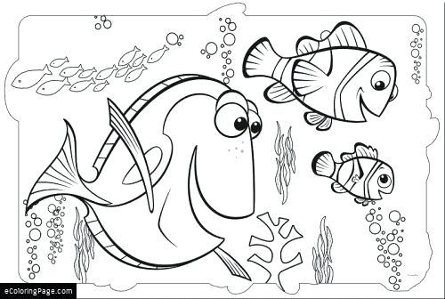 500x336 Finding Nemo Coloring