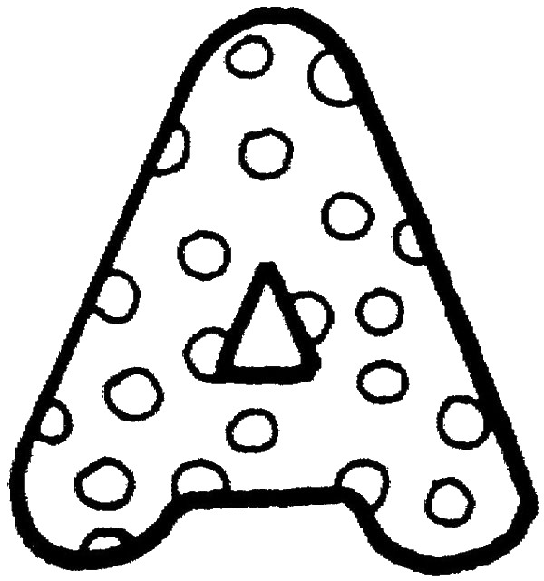 600x641 Polka Dots Coloring Pages