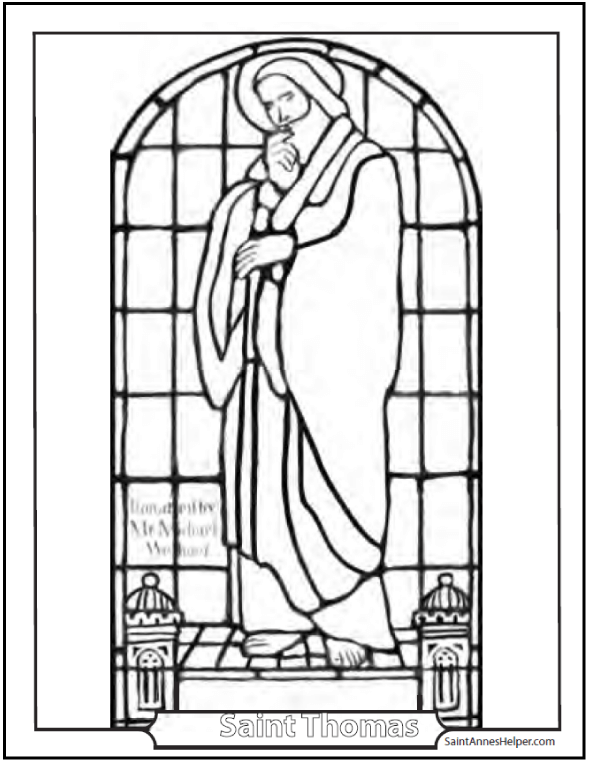 590x762 Catholic Saint Coloring Pages