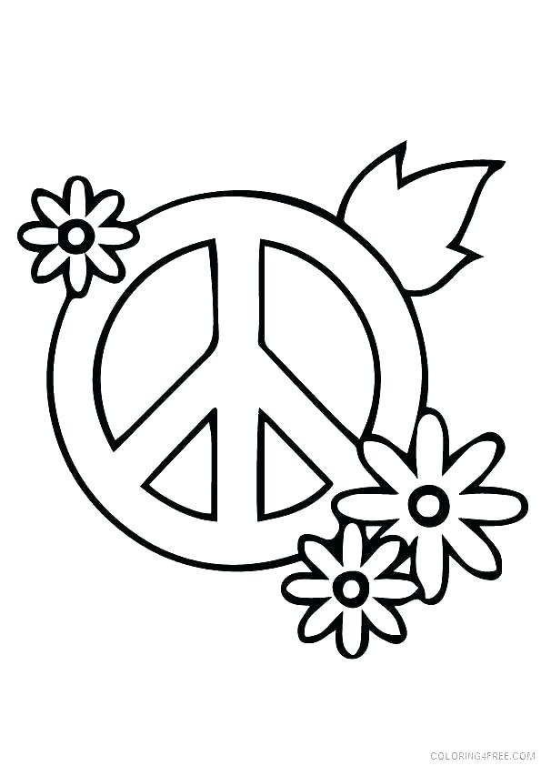 595x842 Free Printable Peace Sign Coloring Pages Peace Dove Free Printable