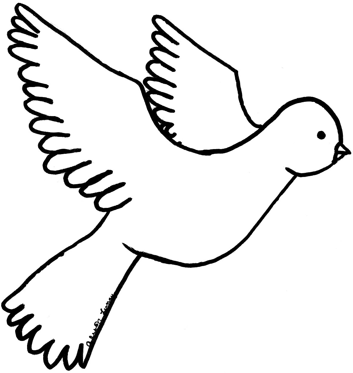 1186x1256 Amazing Peace Dove Coloring Page Awesome Pages Unknown Dove