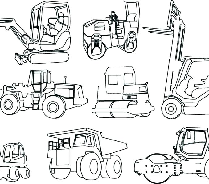 678x600 Bulldozer Coloring Pages Construction Bulldozer Monster Truck