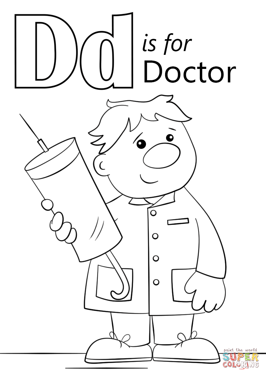 849x1200 Doctor Coloring Pages For Preschool