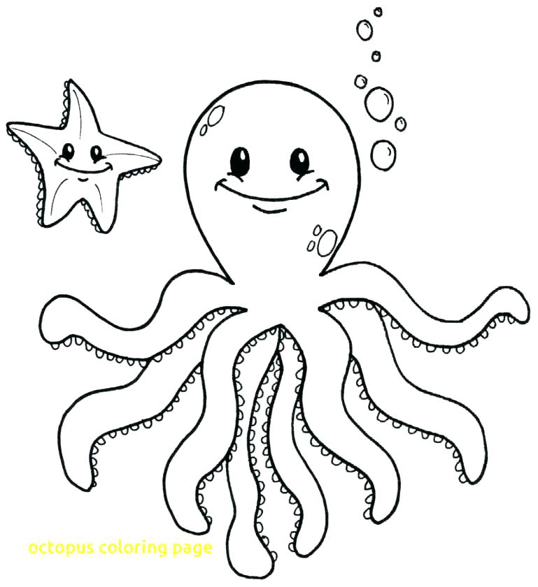 769x840 Octopus Coloring