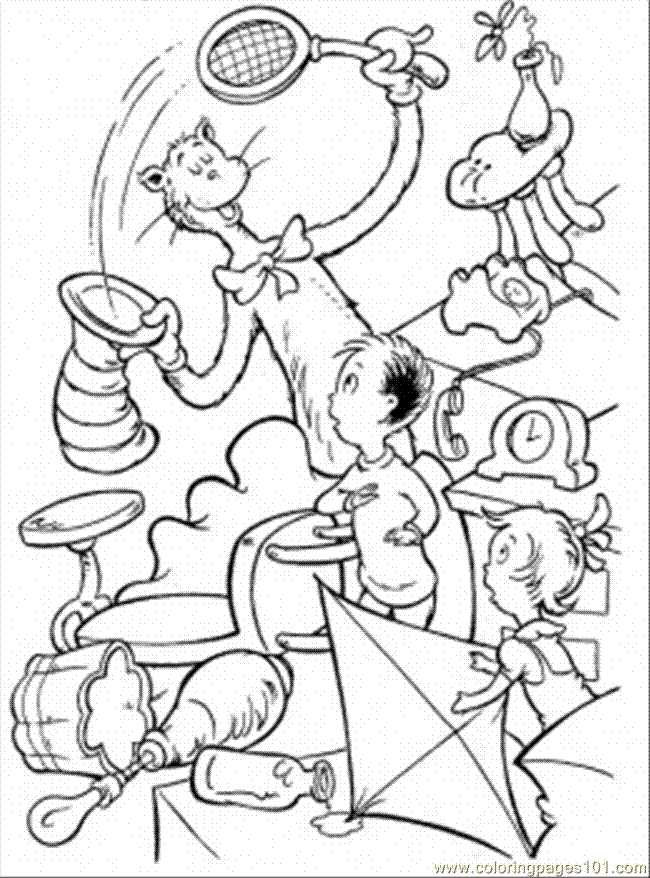 650x878 Cat In The Hat Coloring Pages Beautiful Dr Seuss Cat In The Hat