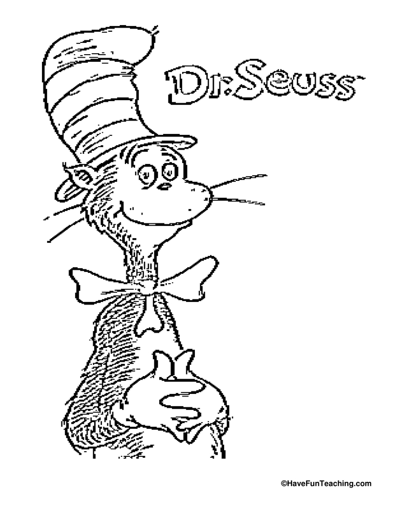 772x1000 Dr Seuss Coloring Page Have Fun Teaching