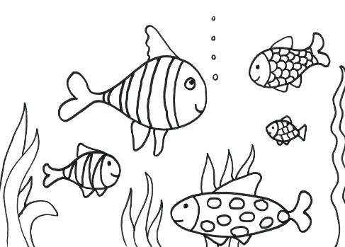 487x349 One Fish Two Fish Coloring Pages Dr Seuss One Fish Two Fish