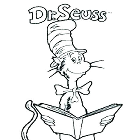 468x468 Dr Seuss Coloring Pages Cat In Hat Coloring Pages Cat