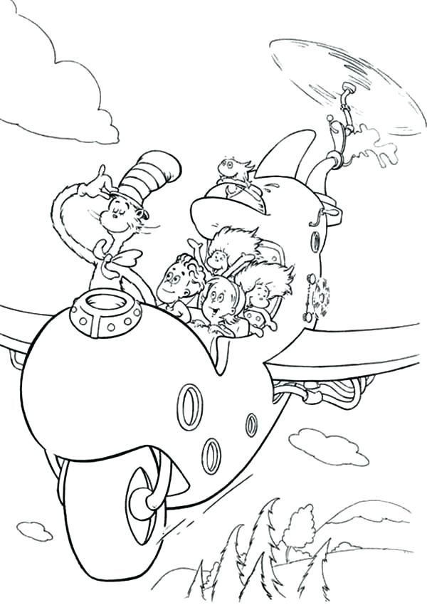 600x850 Dr Seuss Hat Coloring Page Cat In Hat Color Pages Cat