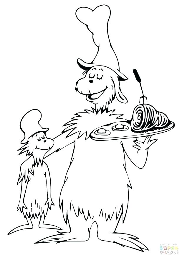 618x874 Dr Seuss Hat Coloring Page Cat In The Hat Coloring Page Green Eggs