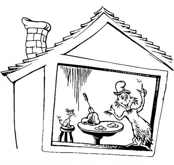 600x568 Dr Seuss The Cat In The Hat Coloring Page For Kids Color Luna