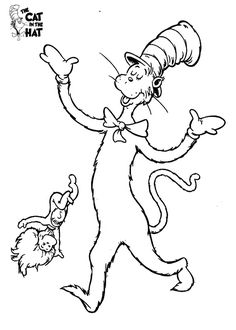 236x330 Dr Seuss The Cat In The Hat Coloring Pages Classroom