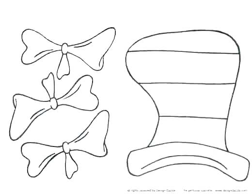 520x400 Appealing Dr Seuss Hat Coloring Page Best The Cat In The Hat