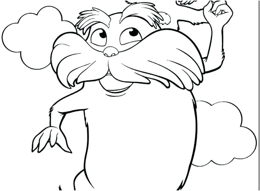 827x609 Dr Seuss Hat Coloring Page