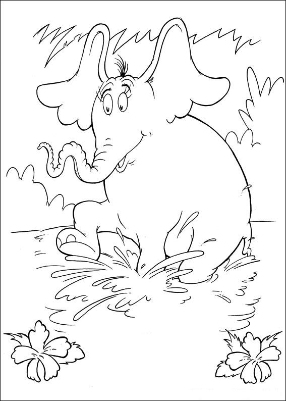 567x794 Horton Coloring Pages To Download And Print For Free
