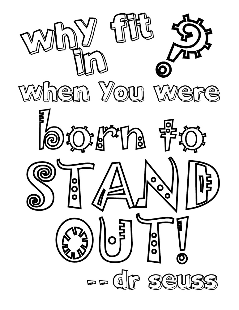 773x1002 Dr Seuss Quotes Coloring Pages