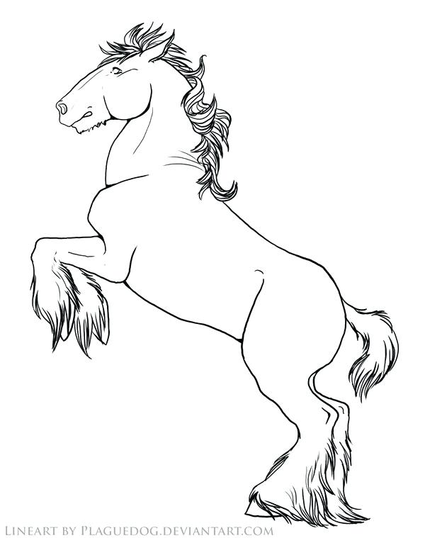 600x759 Breyer Coloring Pages Coloring Pages Rearing Draft Horse