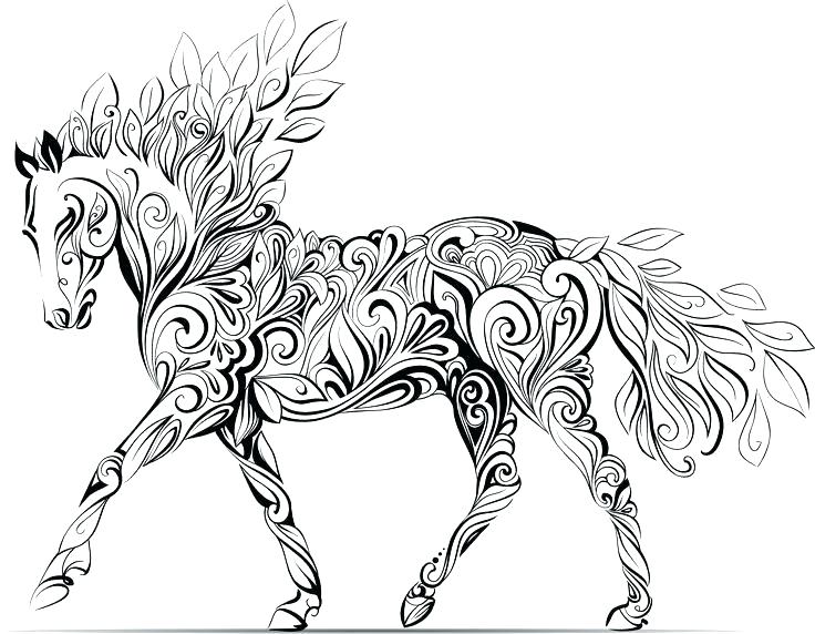736x572 Draft Horse Coloring Pages Powermoves Site