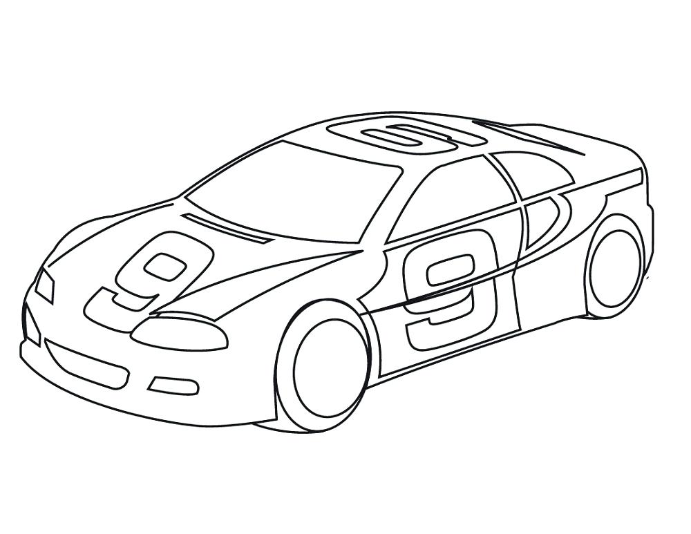 1000x773 Race Car Coloring Pages Printable Free Awesome Print Drag Racing