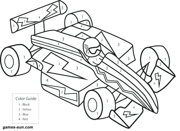 736x534 Race Cars Coloring Pages