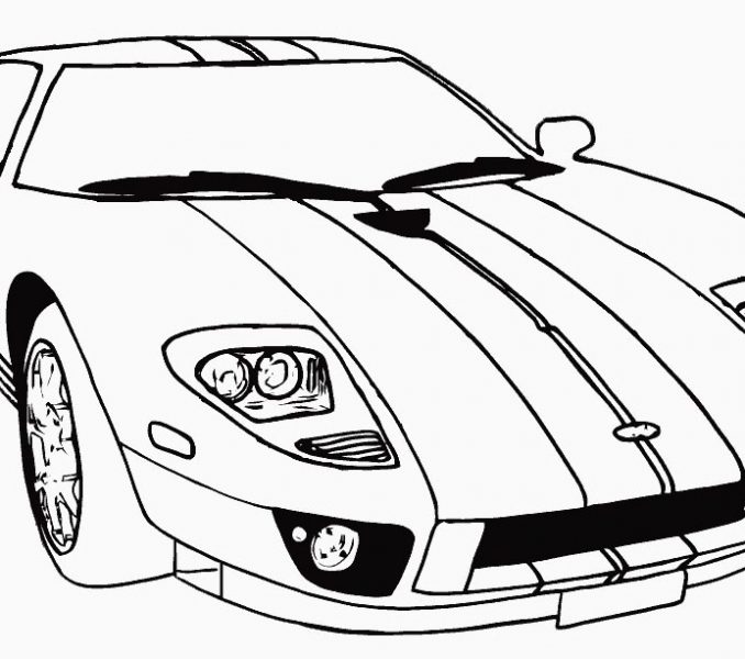 678x600 Racism Coloring Pages Race Car